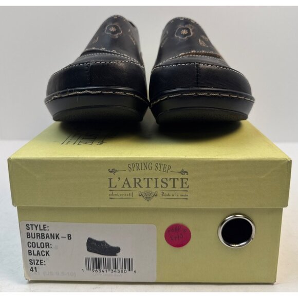 L'Artiste by Spring Step Women's Burbank Clog Leather Size 41 - Picture 11 of 11
